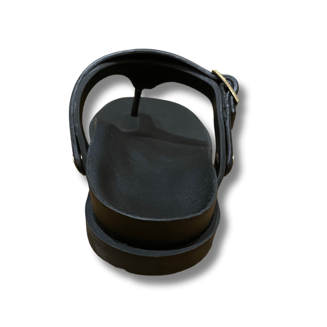 Thong Arch Support Sandals - Black