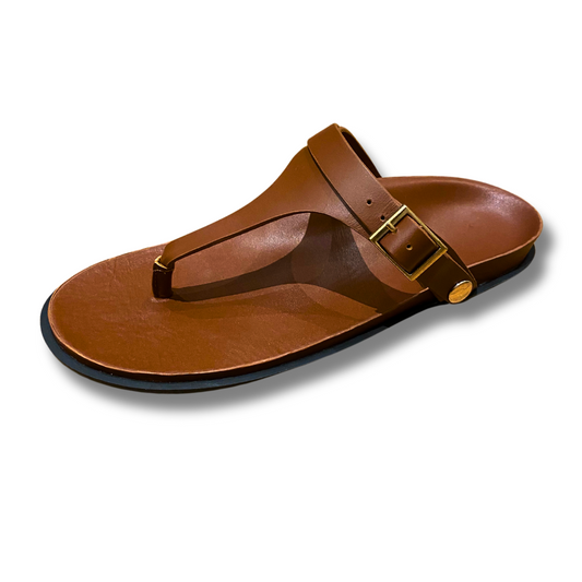 Thong Arch Support Sandals - Brown