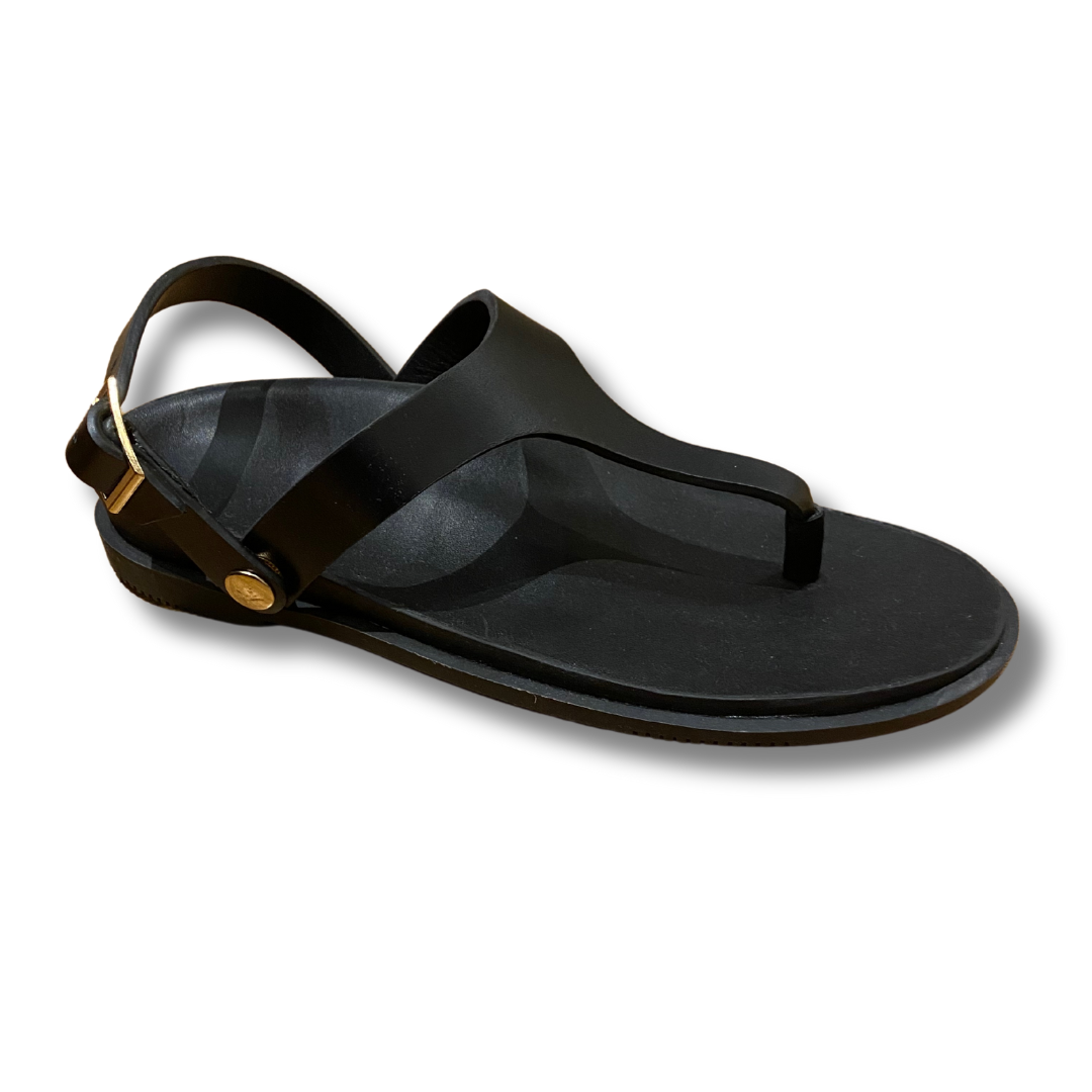 Thong Arch Support Sandals - Black